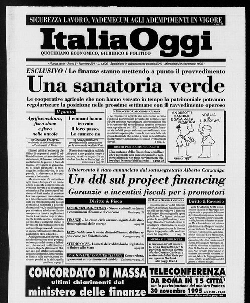 Italia oggi : quotidiano di economia finanza e politica